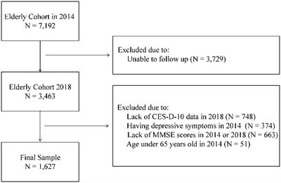 The associations between cognitive function and depressive symptoms among older Chinese population: A cohort study